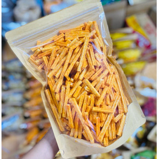 THUYTIENFOOD Snack Khoai Tây Thanh Vuông Lắc Phô Mai  Túi 500gr – Ăn Vặt Giòn Tan Béo Ngậy – Snack Nhiều Người Mê