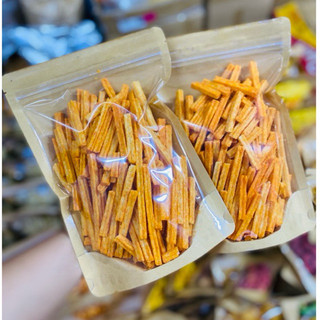 THUYTIENFOOD Snack Khoai Tây Thanh Vuông Lắc Phô Mai  Túi 500gr – Ăn Vặt Giòn Tan Béo Ngậy – Snack Nhiều Người Mê