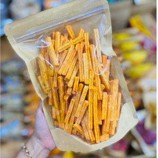 THUYTIENFOOD Snack Khoai Tây Thanh Vuông Lắc Phô Mai  Túi 500gr – Ăn Vặt Giòn Tan Béo Ngậy – Snack Nhiều Người Mê