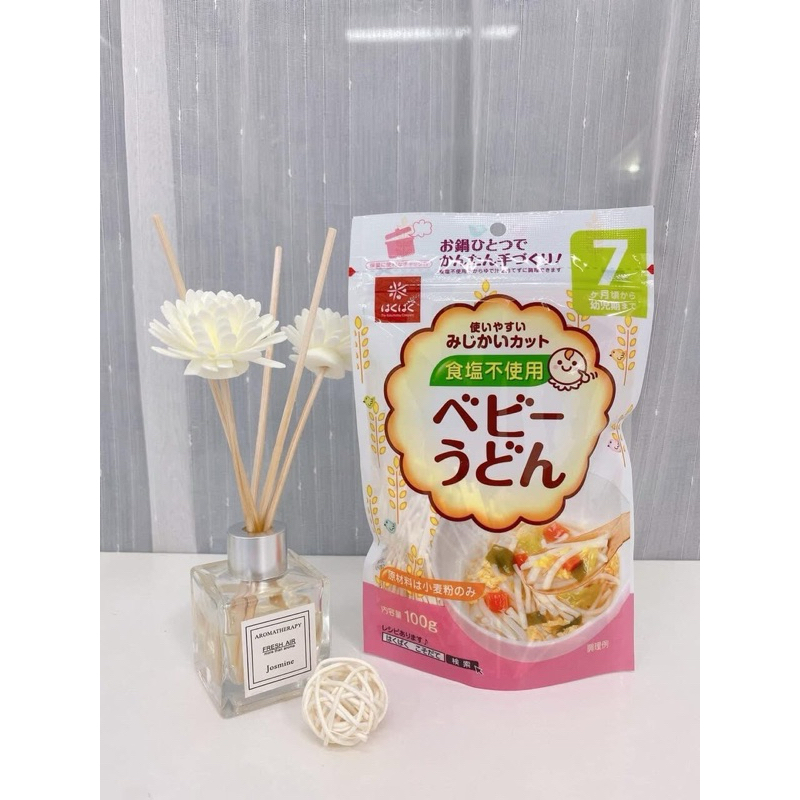 Mỳ Somen, Bún khô Hakubaku Nhật Bản cho bé ăn dặm từ 5 tháng Gói 100g tibongstore