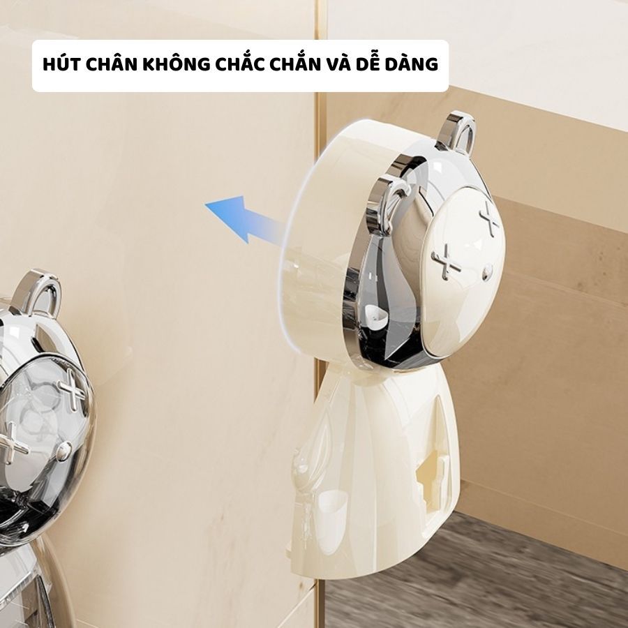 Móc Treo Tường Chân Không ENODA HOME, Móc Hút Chân Không Chắc Chắn Không Cần Khoan Đục MT005