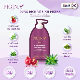 Gói gel Dung Dịch Vệ Sinh Pigina 5ml không màu, không mùi hóa chất, không bọt