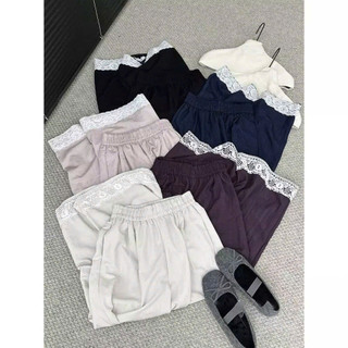 Quần Ống Rộng Phối Ren Hottriend Che Khuyết ĐIểm ĐÔi Chân, Phối Đồ Siêu Dễ ELEGANTE..