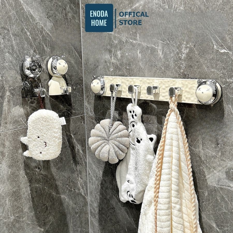 Móc Dán Tường Chân Không ENODA HOME, Thanh Móc Treo Hút Chân Không Treo Đồ Đa Năng MT006
