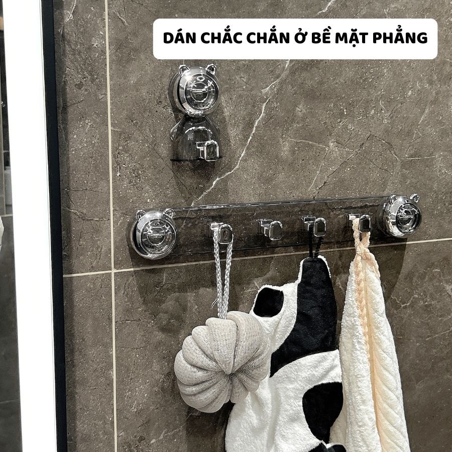 Móc Dán Tường Chân Không ENODA HOME, Thanh Móc Treo Hút Chân Không Treo Đồ Đa Năng MT006