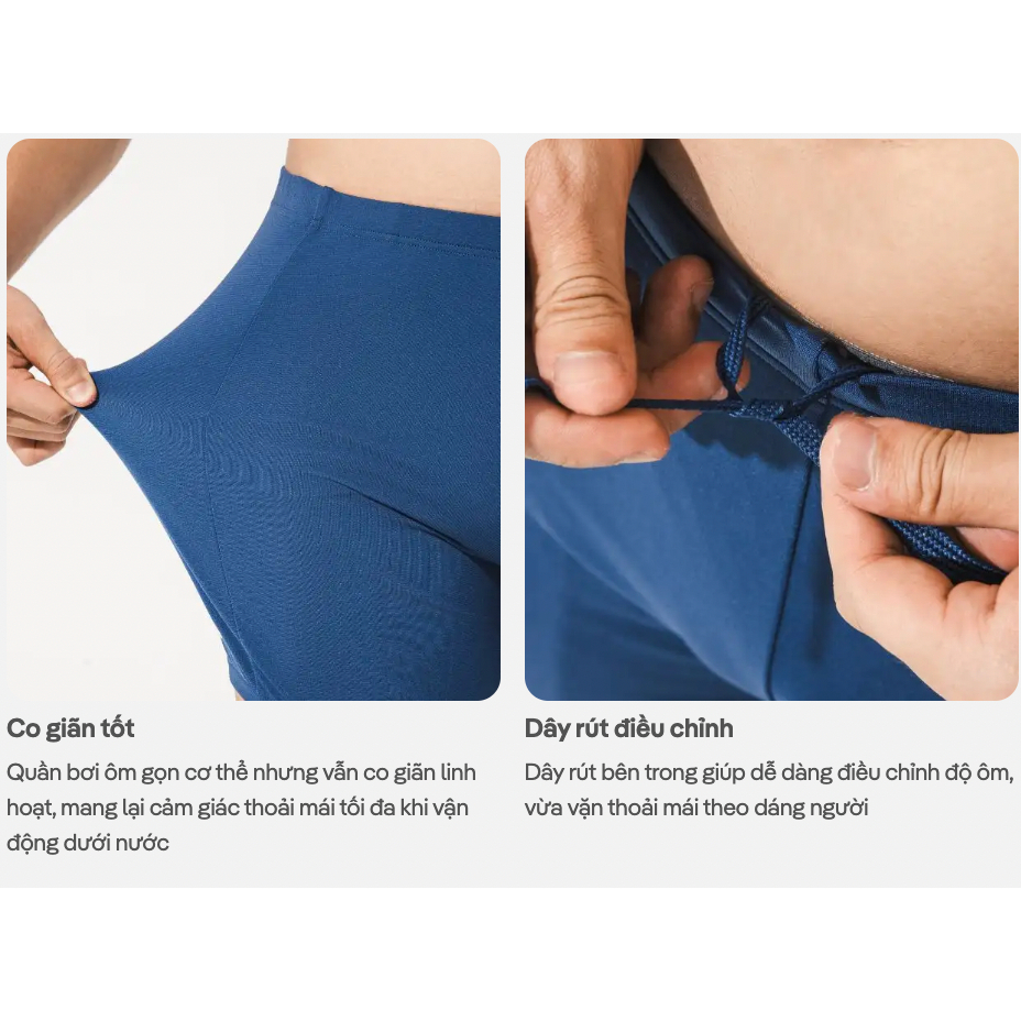[TẶNG KHĂN]Quần Bơi nam Aqua Short 5 inch chống bám nước bền màu, chống UV, đồ đi biển, đồ bơi thể thao Coolmate