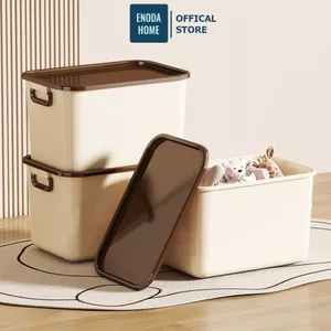 Hộp Nhựa Đựng Đồ Có Nắp ENODA HOME, Hộp Đựng Đồ Đa Năng Có Quai Cầm Tiện Lợi Q036