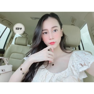 set trang sức cỏ 4 lá 3 món chất liệu titan không han gỉ nhẹ nhàng sang trọng