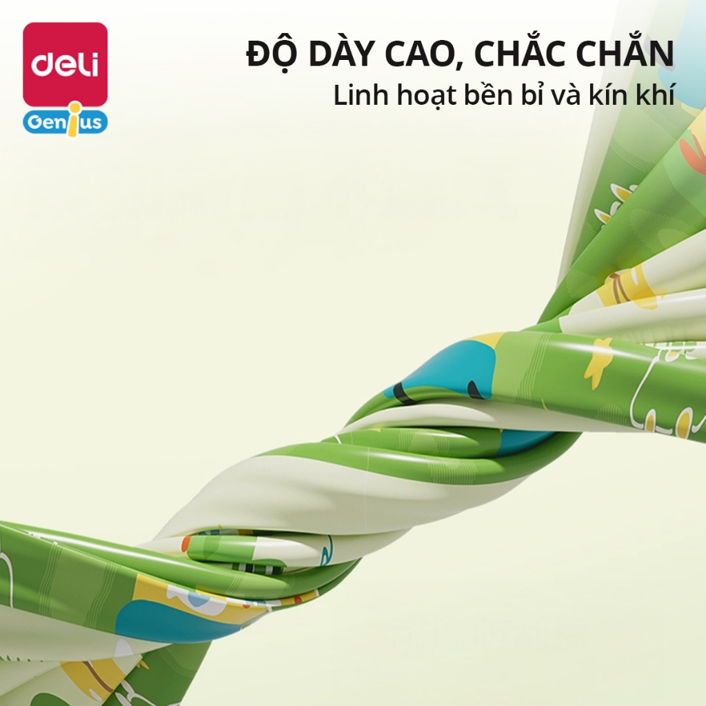 [DEAL SỐC ] Bể Bơi Phao Cho Bé Deli 3 Tầng Thành Cao, Hồ Bơi Trẻ Em Gấp Gọn, Nhựa PVC An Toàn, Đáy Chống Trượt, Nhiều Kí