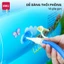 Bể Bơi Phao Cho Bé Deli 3 Tầng Thành Cao, Hồ Bơi Trẻ Em Gấp Gọn, Nhựa PVC An Toàn, Đáy Chống Trượt, Nhiều Kí
