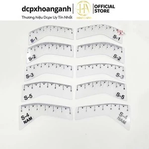 khuôn 5 dáng, Bộ dụng cụ siêu tiện lợi dành cho người muốn luyện tập vẽ khuôn mày và vẽ sợi