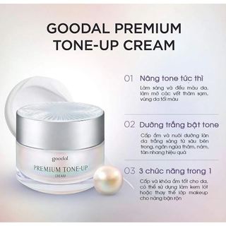 KEM ỐC SÊN DƯỠNG TRẮNG DA GOODAL PREMIUM SNAIL TONE UP CREAM HÀN QUỐC MẪU MỚI CHÍNH HÃNG