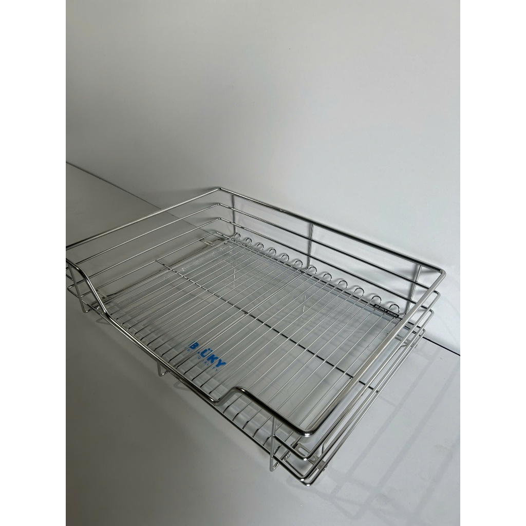 Giá xong nồi nan tròn Inox 304 bảo hành hoen gỉ vĩnh viễn Ray giảm chấn ...