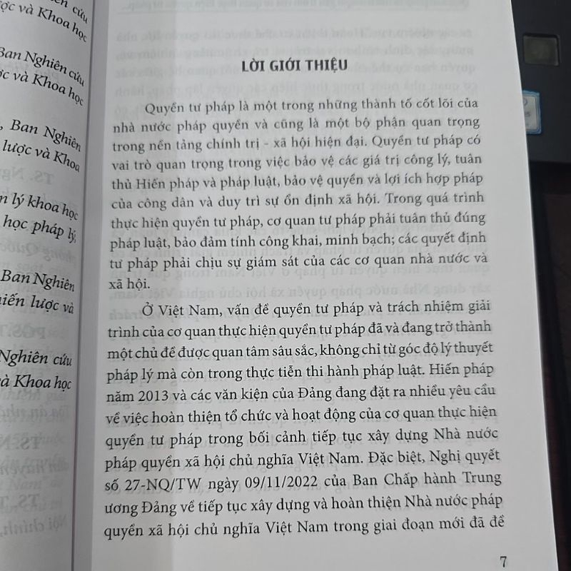 Sách - Quyền tư pháp và trách nhiệm giải trình của cơ quan thực hiện quyền tư pháp ở Việt Nam hiện nay (NXB Tư Pháp)