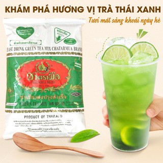 Trà thái xanh 100g, nguyên liệu làm trà sữa Thái Lan tại nhà, thơm ngon, đậm vị, có tách bán lẻ