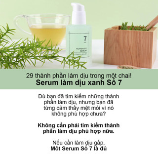 Tinh chất làm dịu da dạng gel NUMBUZIN No.7 Mild Green Soothing Serum 50ml