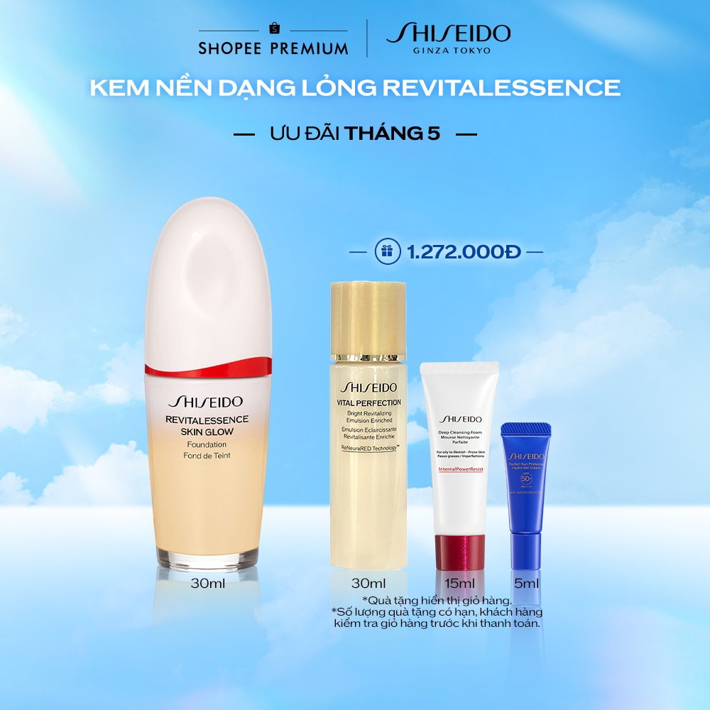 Ảnh Kem nền Shiseido Revitalessence Skin Glow Foundation 30ml 1