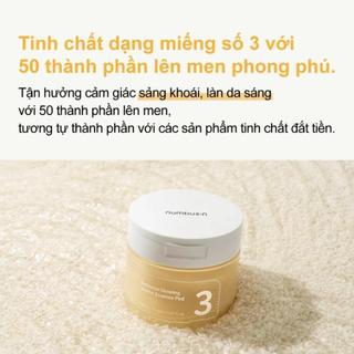 Toner Pad Căng Bóng Da NUMBUZIN No.3 Radiance Glowing Jumbo Essence 70Pads/150ml