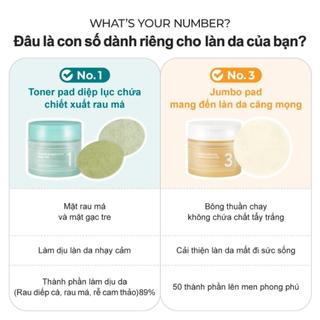 Toner Pad Căng Bóng Da NUMBUZIN No.3 Radiance Glowing Jumbo Essence 70Pads/150ml