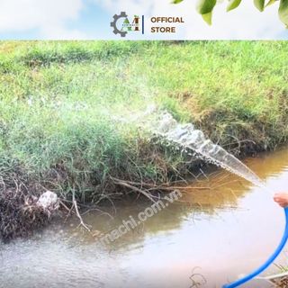 Đầu bơm nước gắn máy cắt cỏ 7T/9T trục 26-28mm - Hợp kim nhôm chống ăn mòn, kèm phụ kiện_ Agrimachi