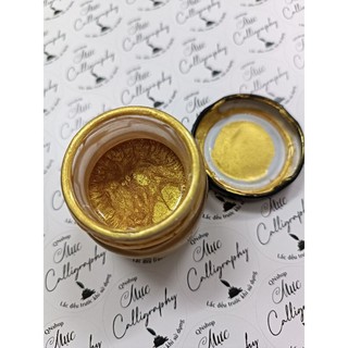 Mực nhũ chấm quản chéo, mực nhũ viết Calligraphy QNshop Handmade