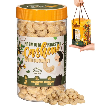 Hạt Điều Rang Nước Cốt Dừa HỘP 500gr