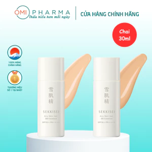 Kem Nền BB Sekkisei Che Phủ Tự Nhiên, Nền Thoáng Mịn, Chống Nắng SPF50+ PA++++ Clear Wellness Kose Nhật Bản 30ML