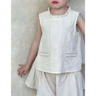[B&G] Sét bộ thêu mùa hè phong cách hàn quốc cho bé gái từ 10-45kg(2-12 tuổi)