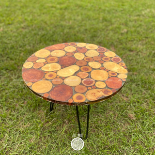 (BCF1) Bàn Cafe Lộc Mộc Epoxy Resin - Bàn cafe ngoài trời, kháng nước tuyệt đối, độ bền vĩnh cửu