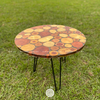 (BCF1) Bàn Cafe Lộc Mộc Epoxy Resin - Bàn cafe ngoài trời, kháng nước tuyệt đối, độ bền vĩnh cửu