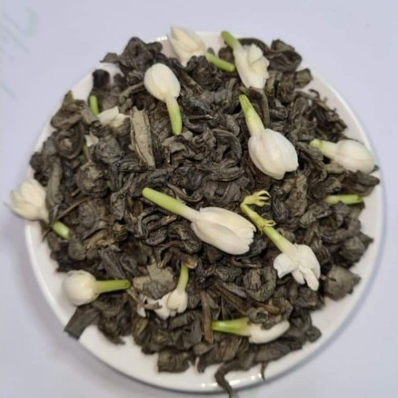 Lục Trà Lài Túi Nâu Long Phú Gói 200g - Nguyên Liệu Trà Sữa, Nước Trà, Thơm Lâu, Đậm Vị