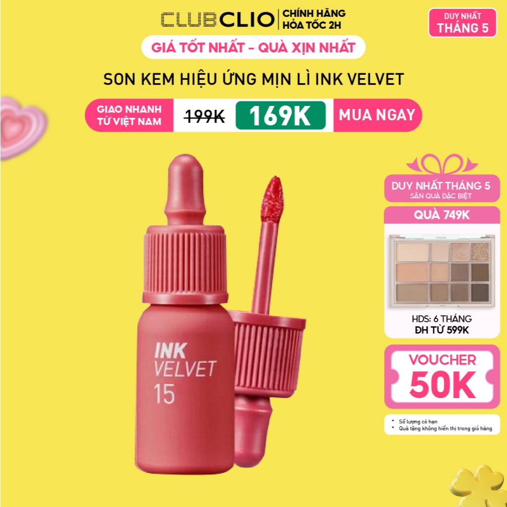 Ảnh Son Kem Lì Peripera Ink Velvet Lip Tint New 4G 1