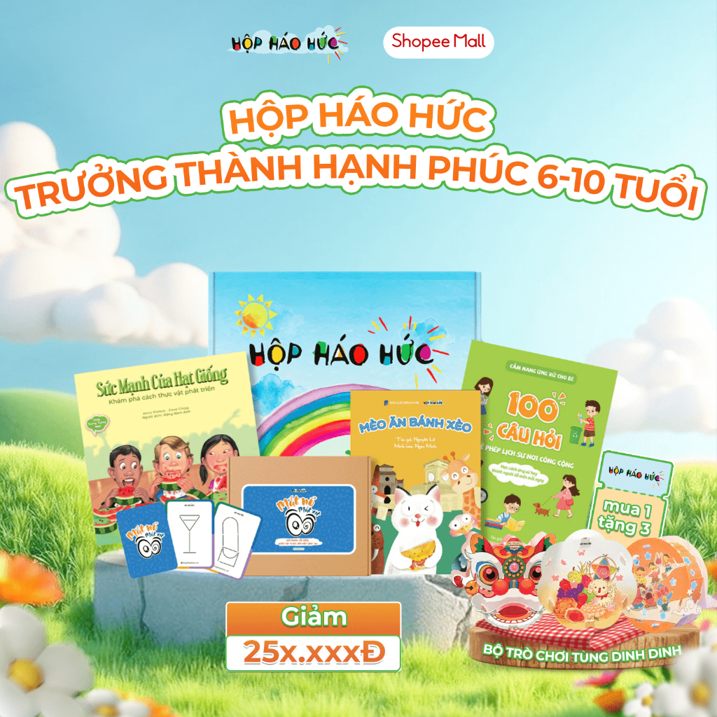 Ảnh Hộp Háo Hức TRƯỞNG THÀNH HẠNH PHÚC 6-10T Bé Yêu Thích Văn Hóa Quê Hương Ứng xử văn minh 1