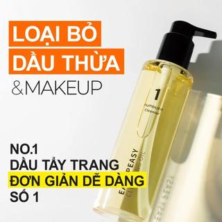 Dầu Tẩy trang NUMBUZIN No.1 Easy Peasy Cleasing Oil, loại bỏ dễ dàng lớp makeup, giảm bã nhòn, mụn đầu đen 200ml
