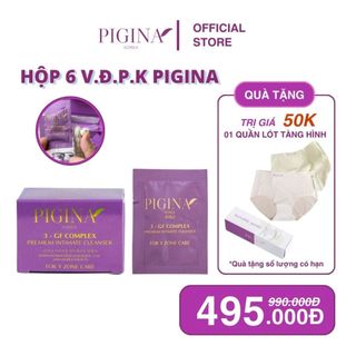 [Combo 6 túi tặng kèm 01 quần lót] Dung dịch vệ sinh phụ nữ PIGINA - Xuất xứ: Hàn Quốc