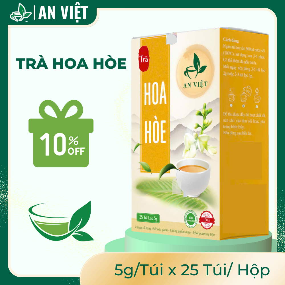 Trà Hoa hòe An Việt lợi ích sử dụng tiện lợi