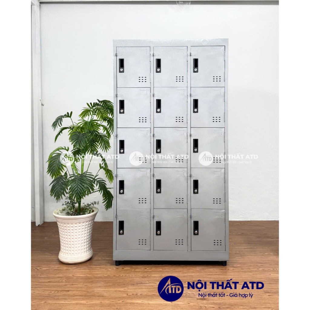 Tủ locker sắt đựng đồ cá nhân cho công nhân viên giá xưởng- tủ locker ...