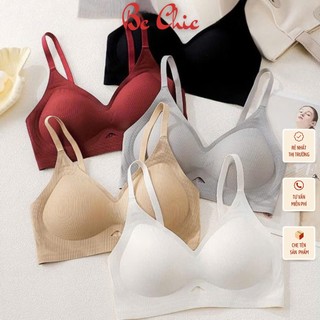 Áo lót nữ A 9737, Áo ngực không lộ viền thoáng khí không gọng nâng ngực chống xệ BC CHIC