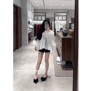 Áo siêu xinh dễ phối đồ 💯💝đi CHƠI, đi LÀM sang chảnh, xinh XINH đẹp tuyệt vời !!😘