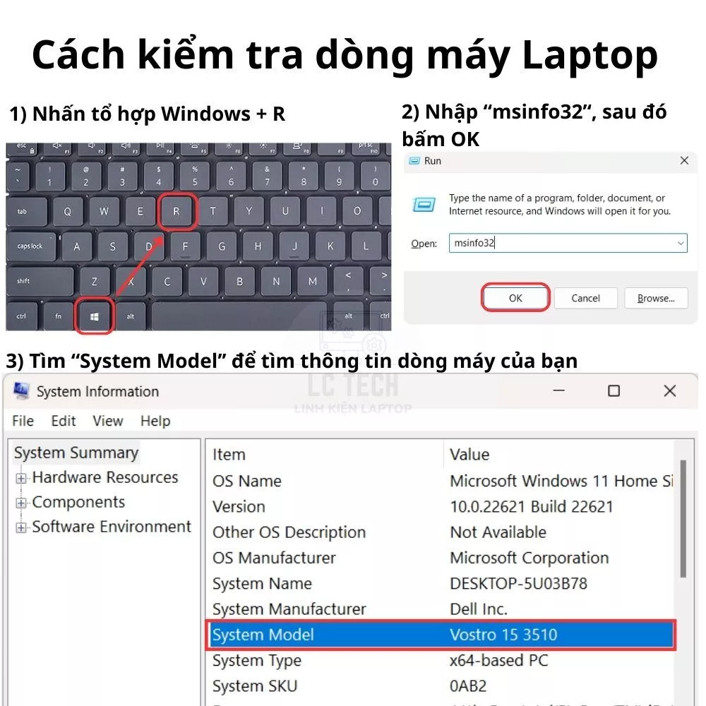 Bàn Phím Dell Inspiron 15 5584 3501 3502 3505 3505 5501 5502 5508 5509 5584 5590 5593 5594 5598, Vostro 3500 (Gen 11)