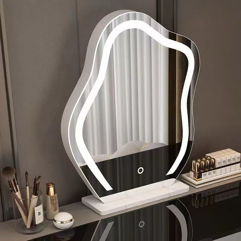 Gương để bàn trang điểm có đèn led