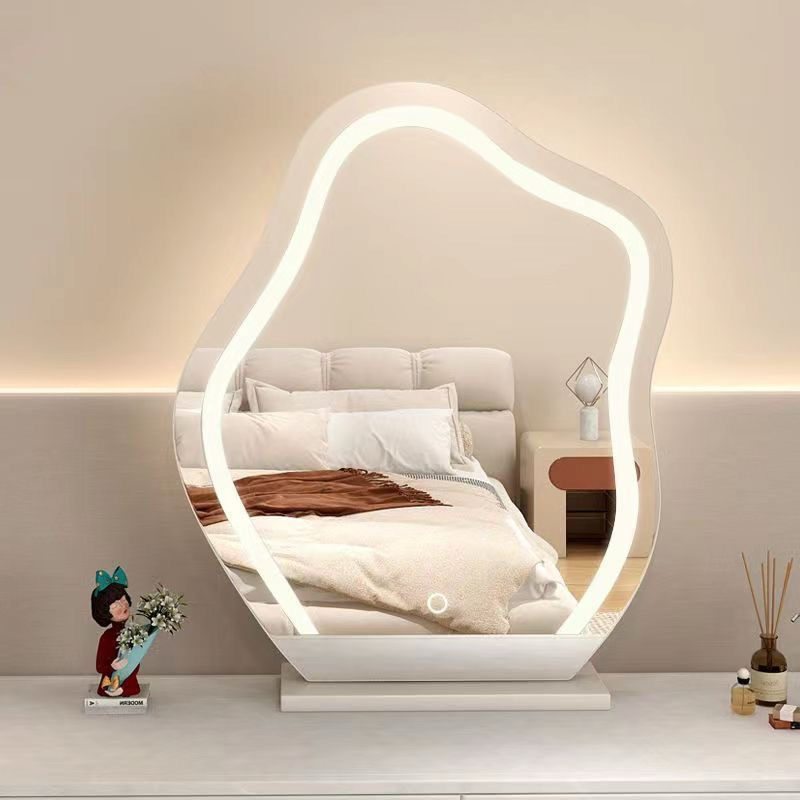 Gương để bàn trang điểm có đèn led