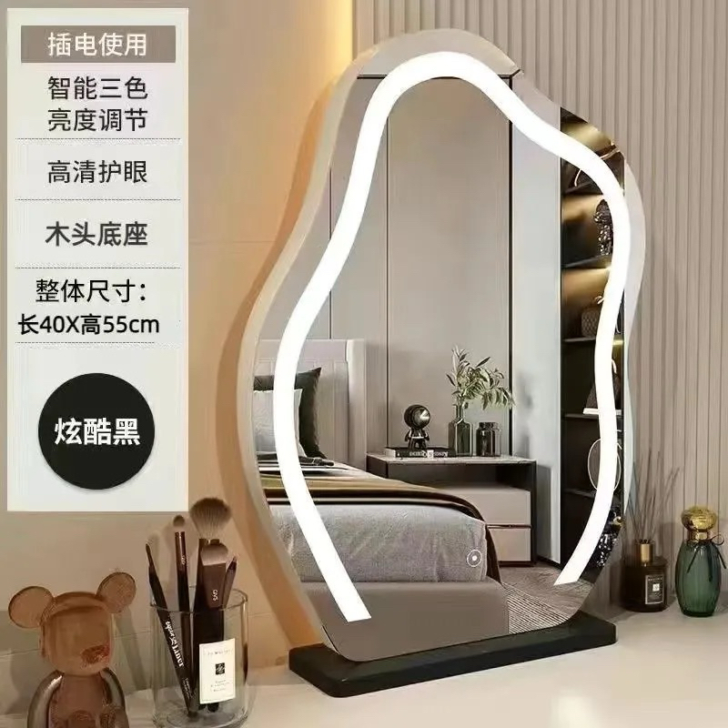 Gương để bàn trang điểm có đèn led
