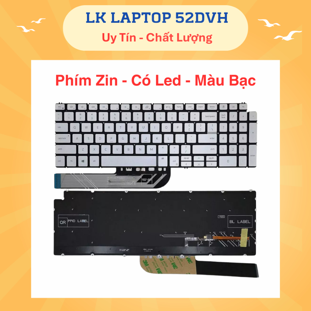 Bàn Phím Dell Inspiron 15 5584 3501 3502 3505 3505 5501 5502 5508 5509 5584 5590 5593 5594 5598, Vostro 3500 (Gen 11)