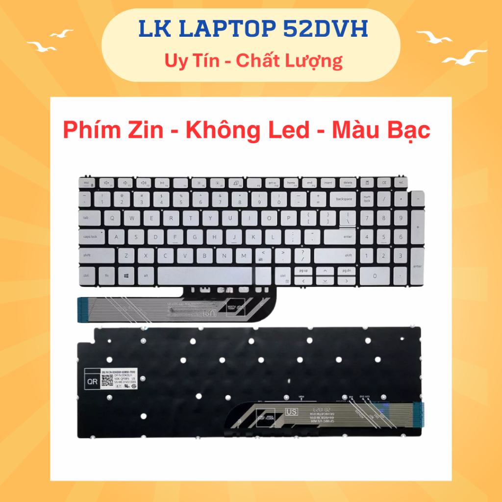 Bàn Phím Dell Inspiron 15 5584 3501 3502 3505 3505 5501 5502 5508 5509 5584 5590 5593 5594 5598, Vostro 3500 (Gen 11)