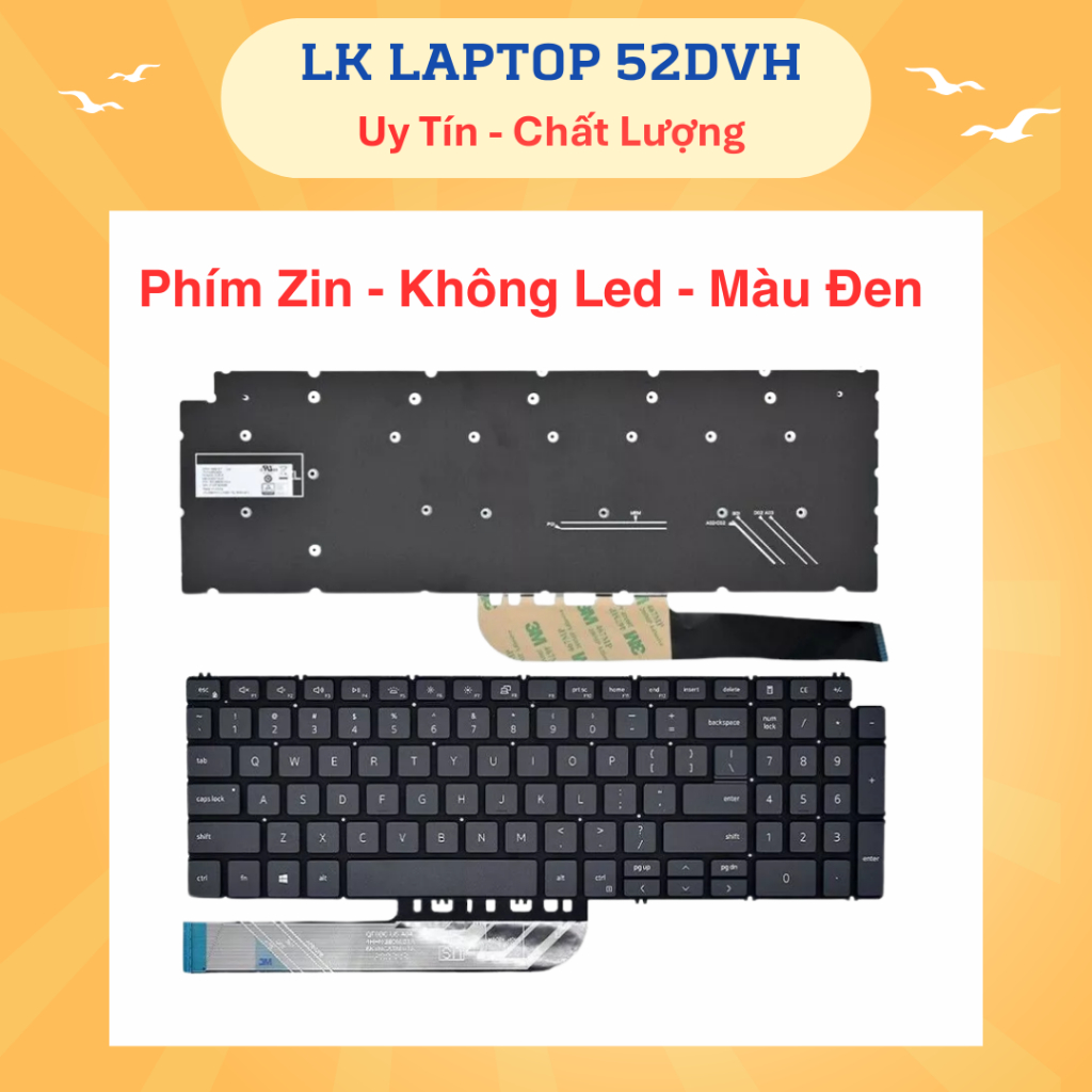 Bàn Phím Dell Inspiron 15 5584 3501 3502 3505 3505 5501 5502 5508 5509 5584 5590 5593 5594 5598, Vostro 3500 (Gen 11)