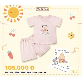 BST Cộc cổ tròn in hình động vật đáng yêu MẸ VÀ CON+ mềm mịn, thoáng mát, thoải mái cho bé vui chơi