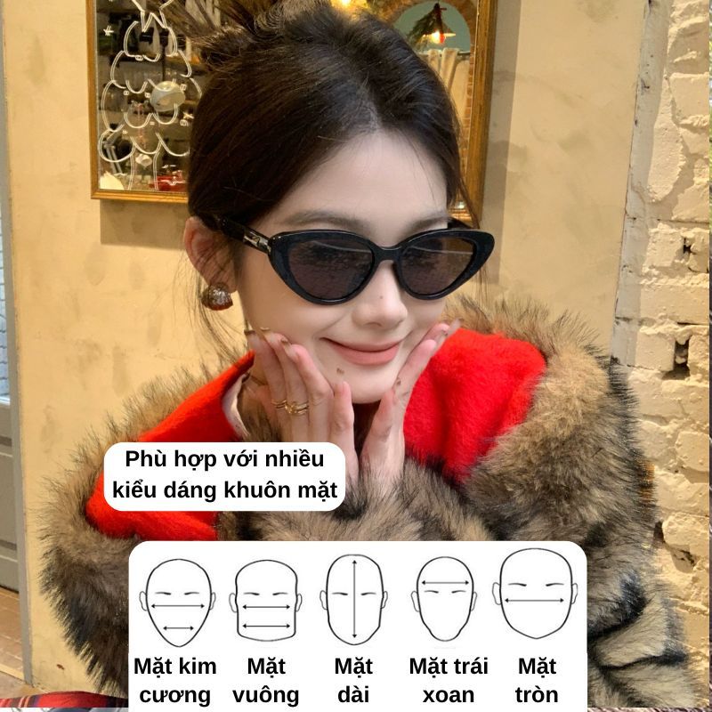 Ảnh Kính Mát Phân Cực Mắt Mèo Nam Nữ AORON Hot Trend 2025 Chất Liệu TR90 Bền Bỉ Chống Tia UV400 3