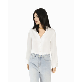 Áo Sơ Mi Lụa Nữ JP FASHION Vải Lụa Cao Cấp Mềm Mại, Sơ Mi Lụa Form Lửng Tay Dài 10611764