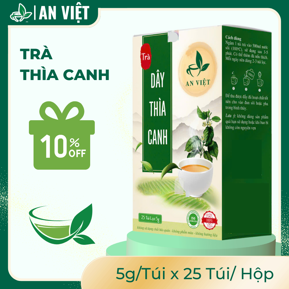 (combo 3 túi) Trà dây thìa canh AN VIỆT Tiện Sử Dụng Hàng Ngày